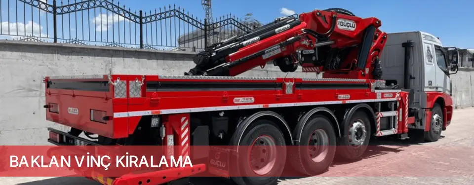 Baklan İlçemi Vinç Kiralama